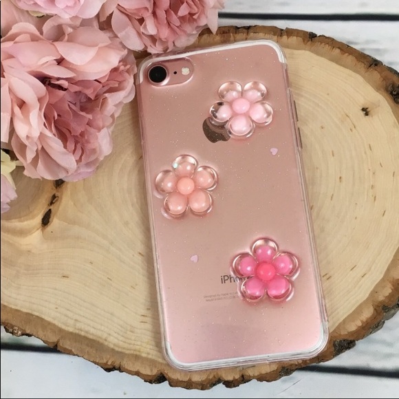 Clear Glitter Gel Case for IPhone 7/8 - Picture 2 of 8